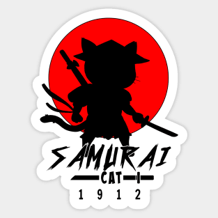 Samurai Cat Sticker